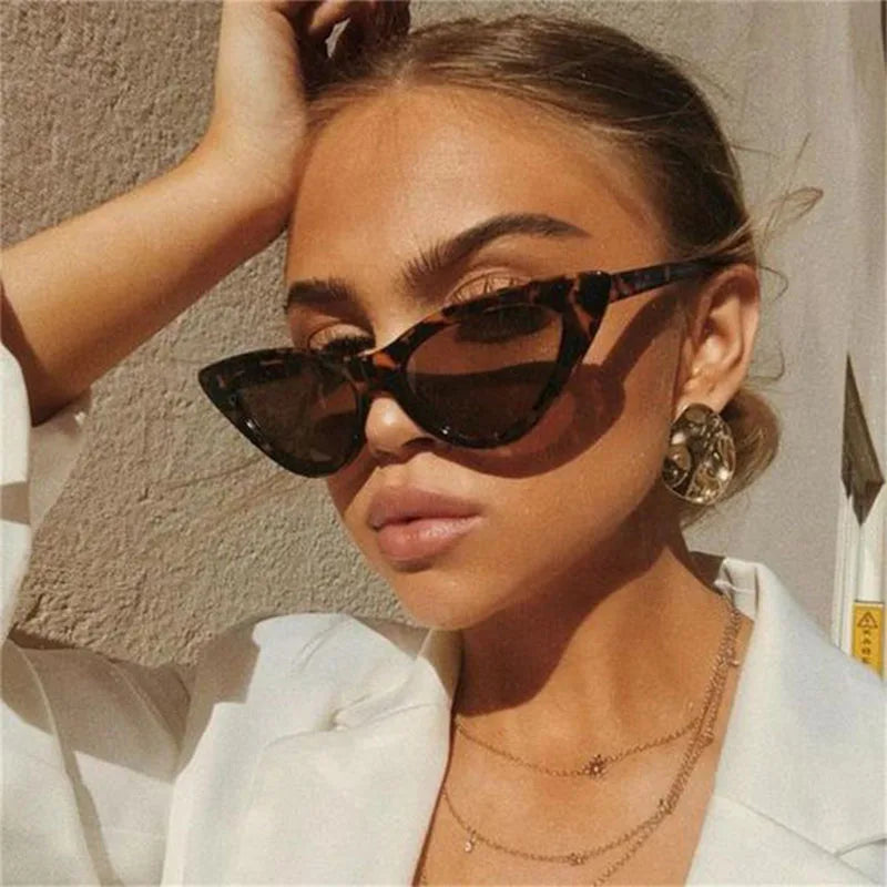 Leopard Cat Eye Sunglasses