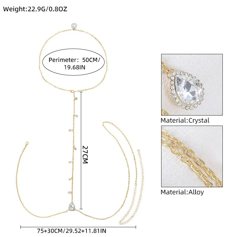Rhinestone Body Chain