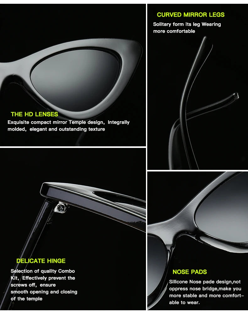 Leopard Cat Eye Sunglasses