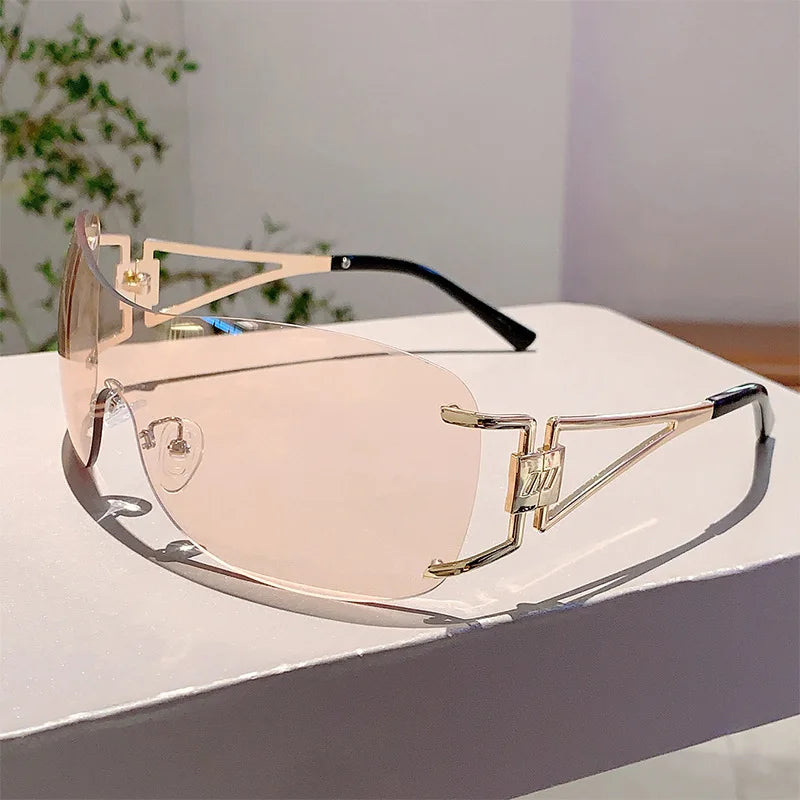 Frameless Shield Sunglasses