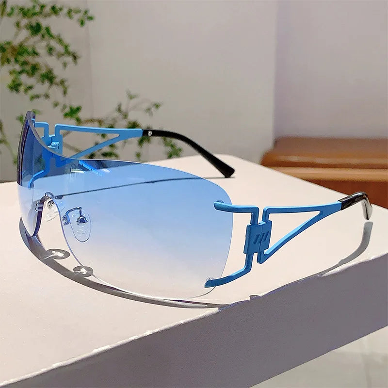 Frameless Shield Sunglasses