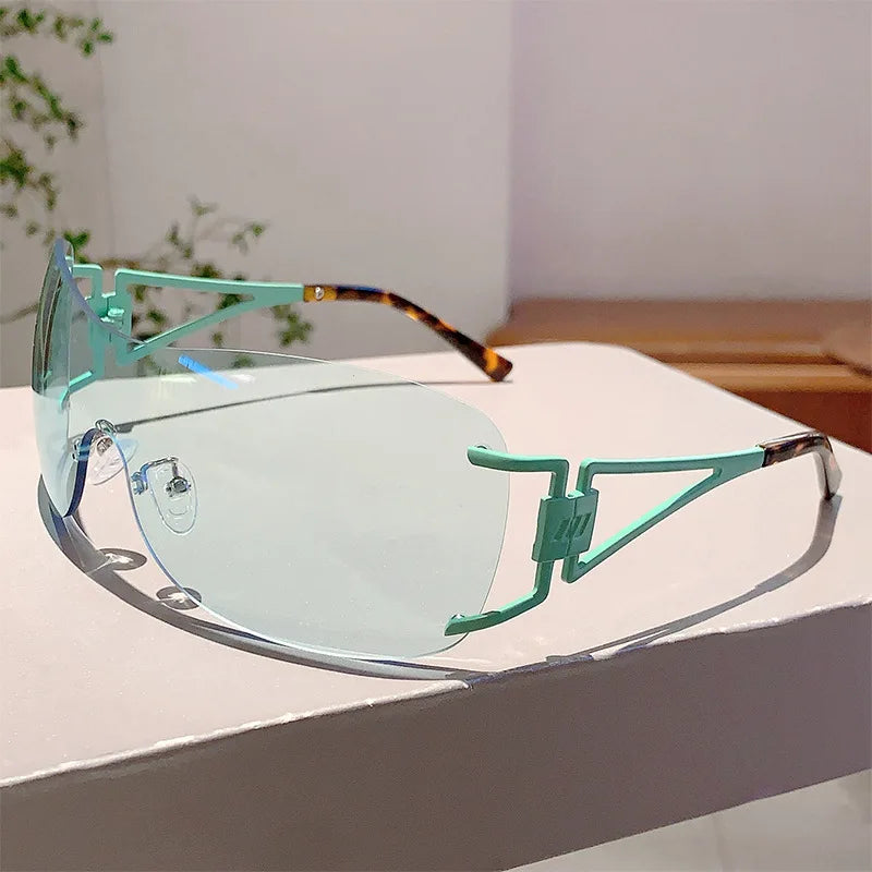 Frameless Shield Sunglasses