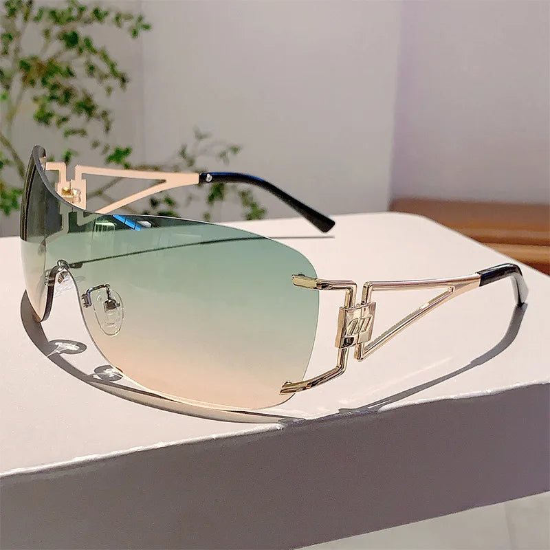 Frameless Shield Sunglasses