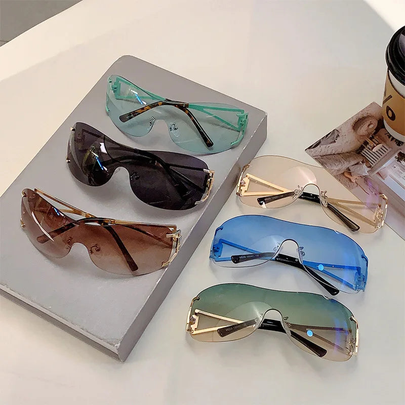 Frameless Shield Sunglasses
