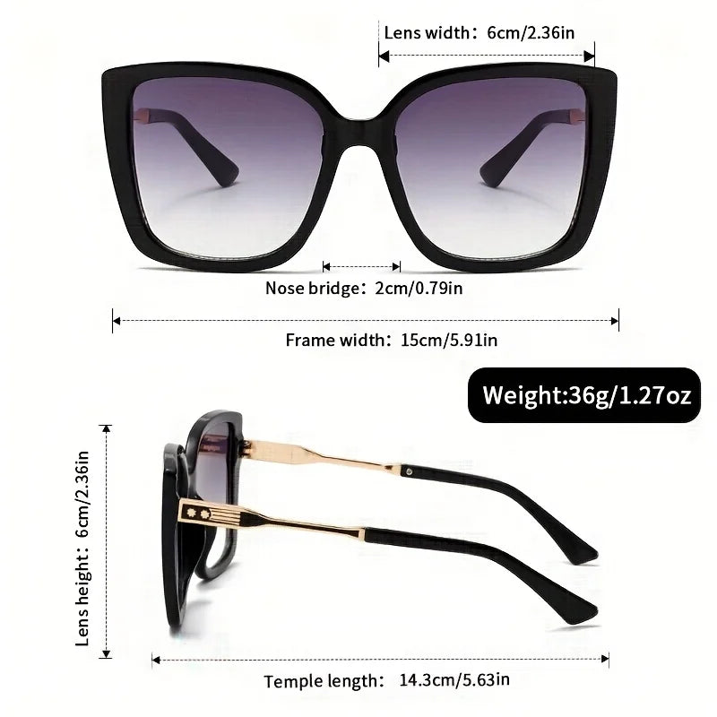 Tortoiseshell Square Sunglasses