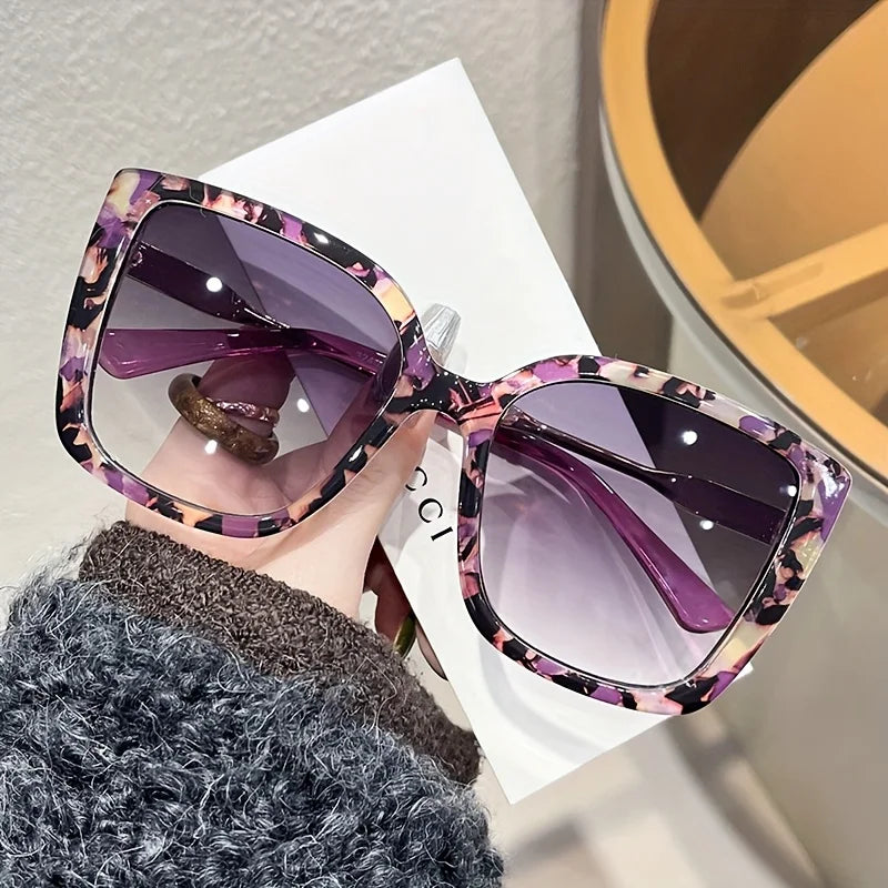 Tortoiseshell Square Sunglasses