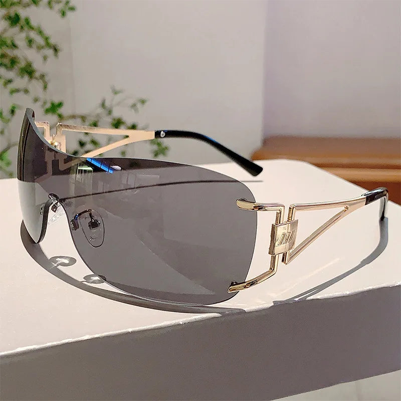 Frameless Shield Sunglasses